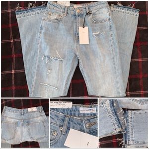 ZARA Premium Denim Collection Straight Highrise